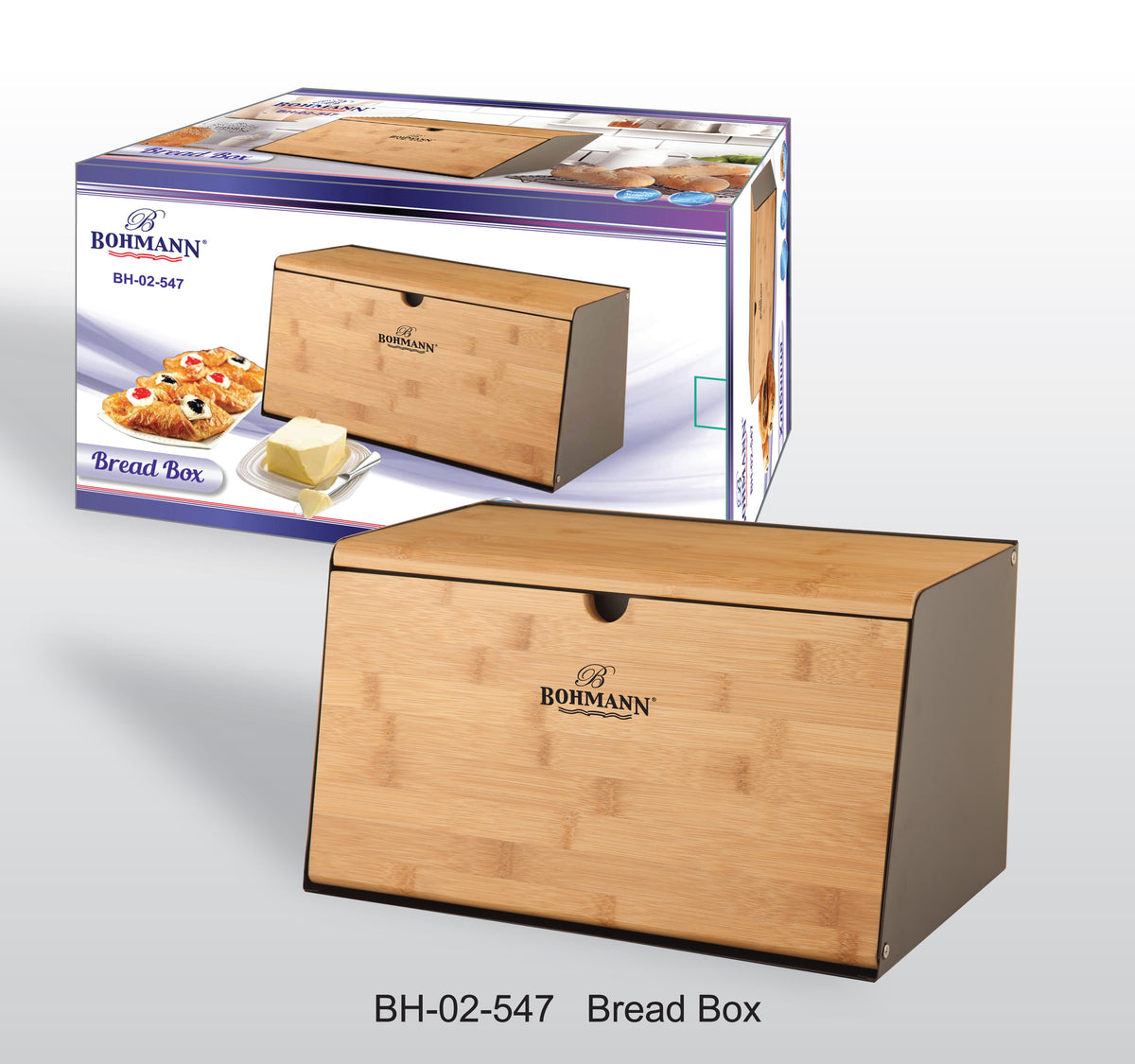 Bohmann Prémium Bambusz Kenyértartó Doboz – BH-02-547