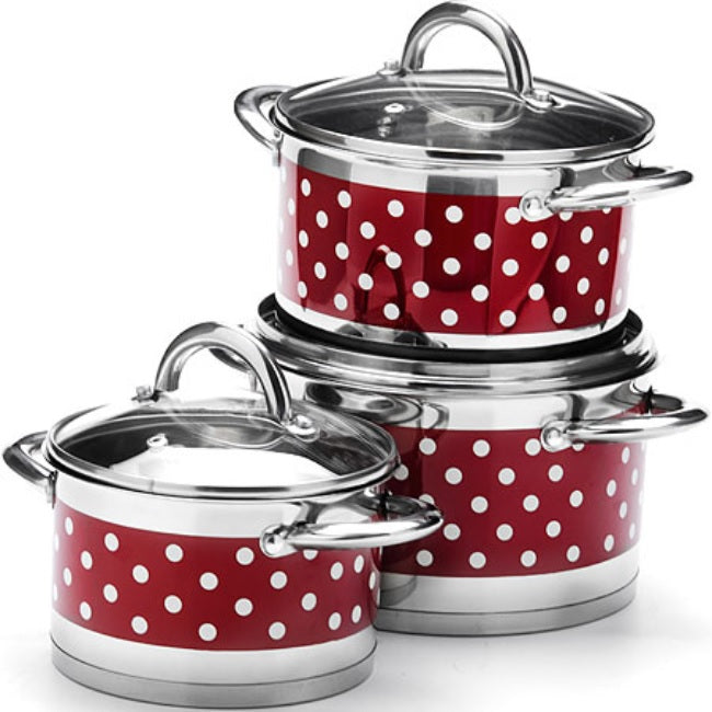 Bohmann 6 darabos rozsdamentes acél edénykészlet – BH-0127-06
