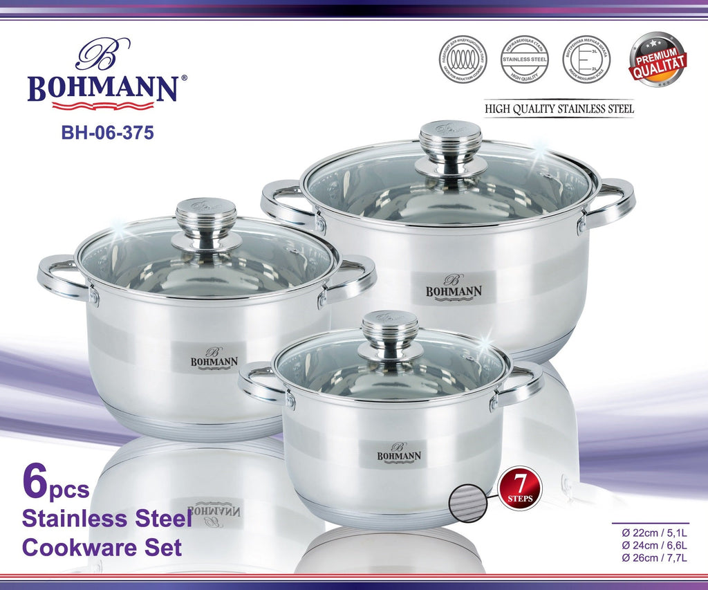 Bohmann BH-06-375 6-piece cookware set