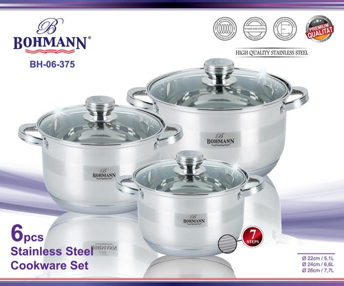 Bohmann BH-06-375 6-piece cookware set