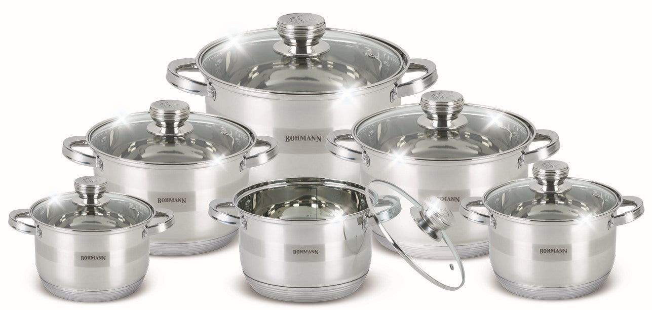 Bohmann BH-1275N 12-piece cookware set