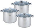 Bohmann BH-3434 6-piece stainless steel stock pot set