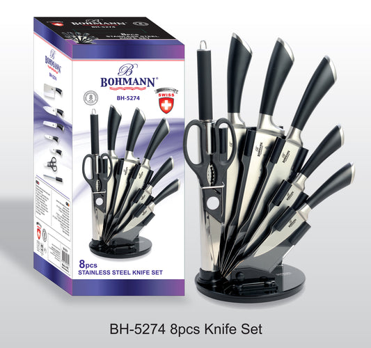 Bohmann BH-5274 8 darabos rozsdamentes acél késkészlet