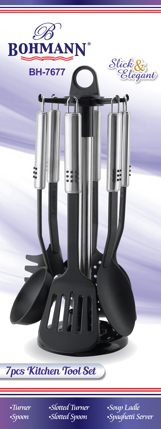 Bohmann BH-7677 Slick & Elegant Kitchen Tool Set – 7-Piece