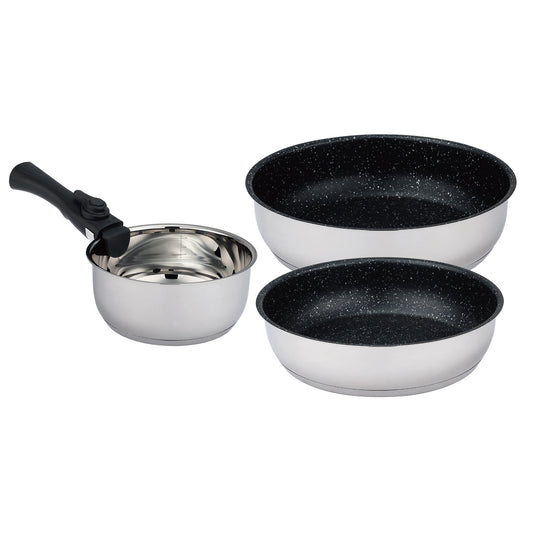 Bohmann BH-7924 ​​Rozsdamentes Acél Univerzális Edénykészlet 4 Részes