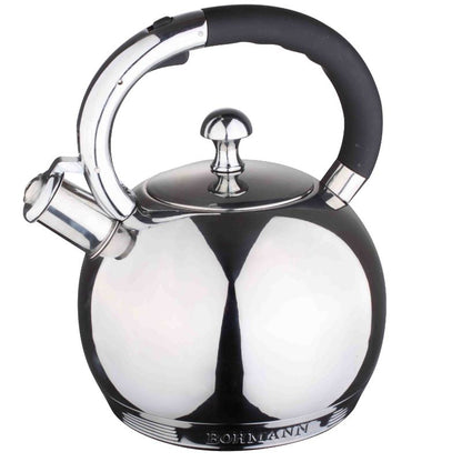 Fierbător cu fluier din oțel inoxidabil BOHMANNR BH-8052, 3L