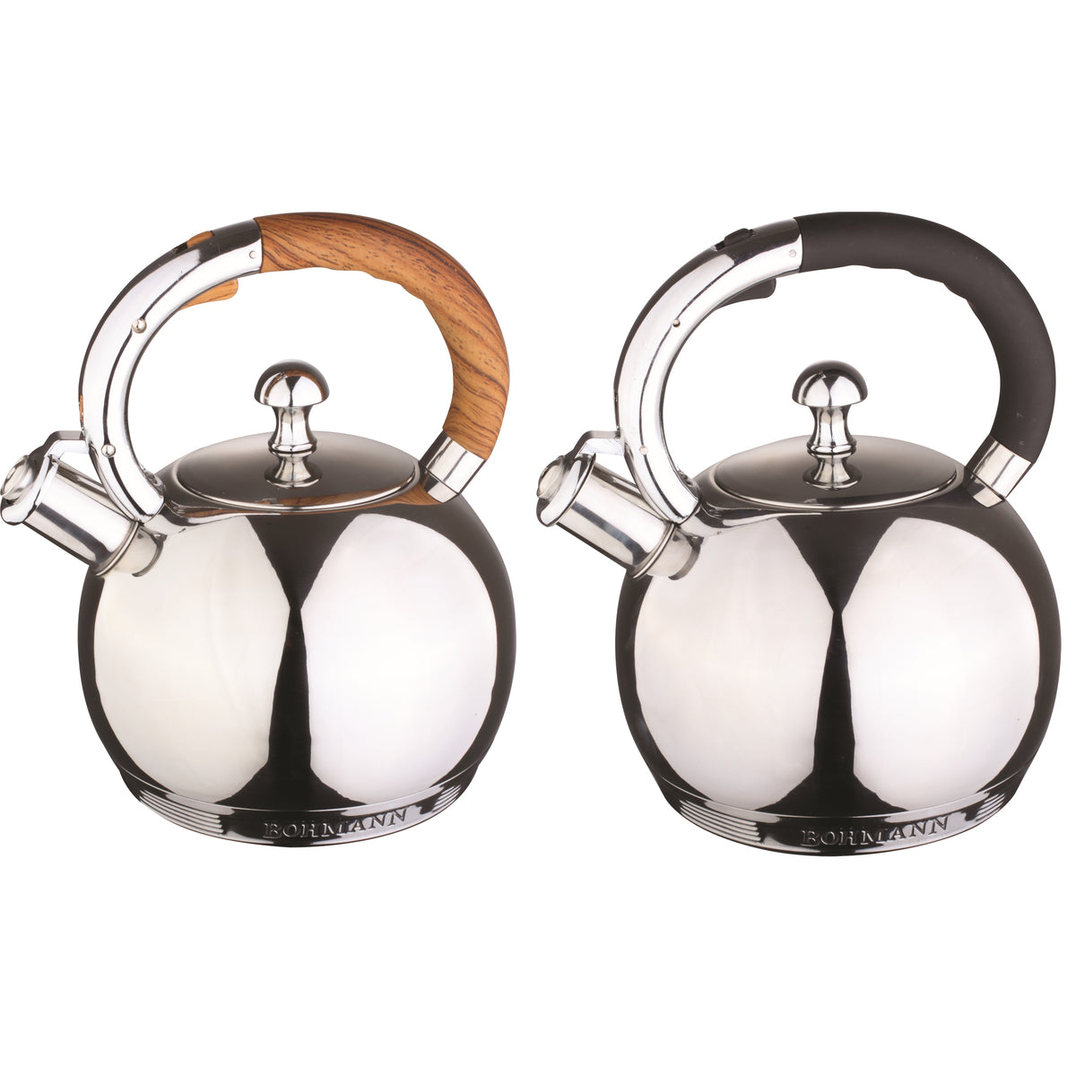 Fierbător cu fluier din oțel inoxidabil BOHMANNR BH-8052, 3L