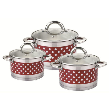 Bohmann 6 darabos rozsdamentes acél edénykészlet – BH-0127-06
