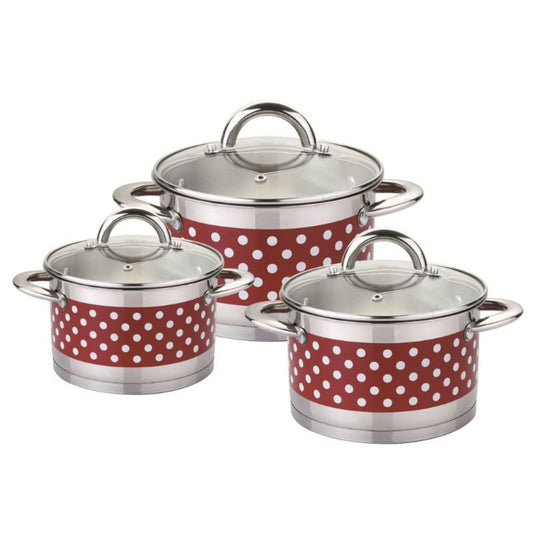 Bohmann 6 darabos rozsdamentes acél edénykészlet – BH-0127-06