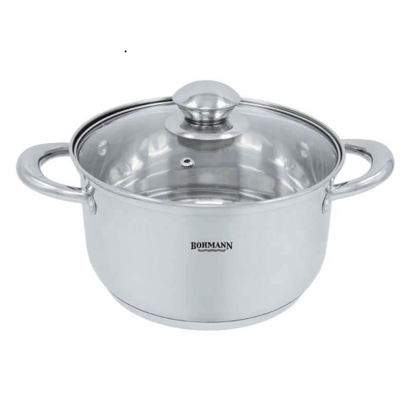 Bohmann rozsdamentes acél lábas – BH-0805-22