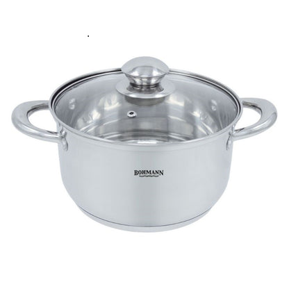 Bohmann rozsdamentes acél lábas – BH-0805-22