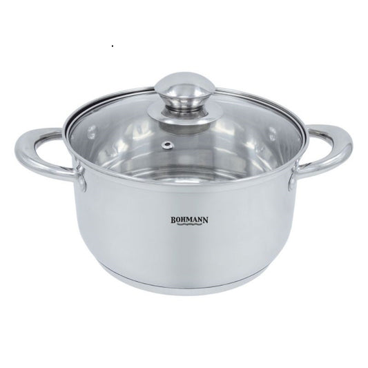 Bohmann rozsdamentes acél lábas – BH-0805-22