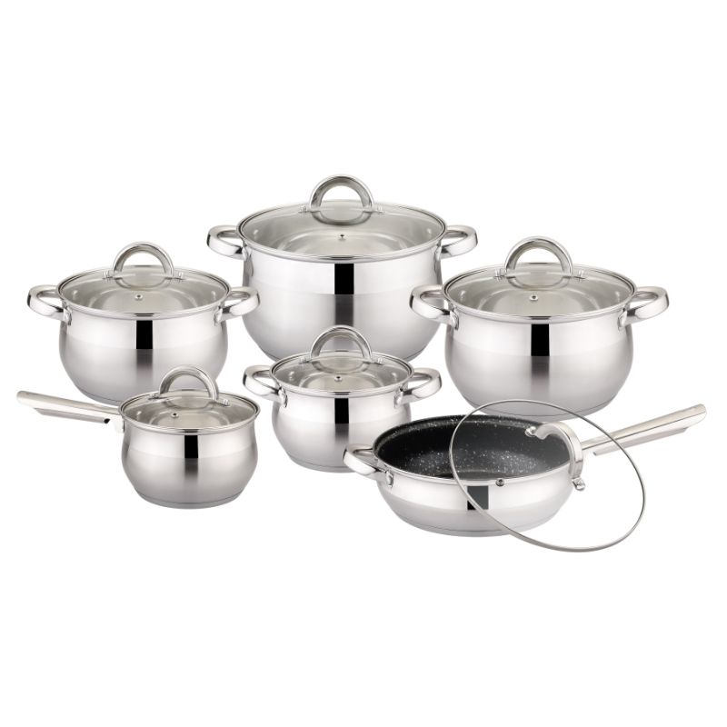 Bohmann 12 részes edénykészlet BH-333-12MRB