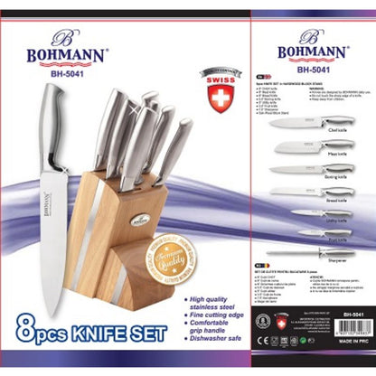 Bohmann 8 darabos késkészlet – BH-5041