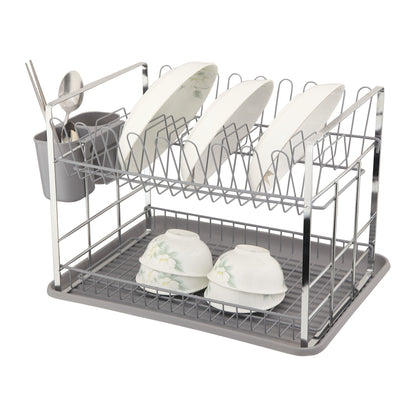 Bohmann BH-7330 48 cm-es kétszintes csepegtető állvány kivehető evőeszköztartóval