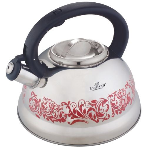 Bohmann BH-7642-27 Fütyülő Vízforraló Rozsdamentes Acél 2,7 Liter