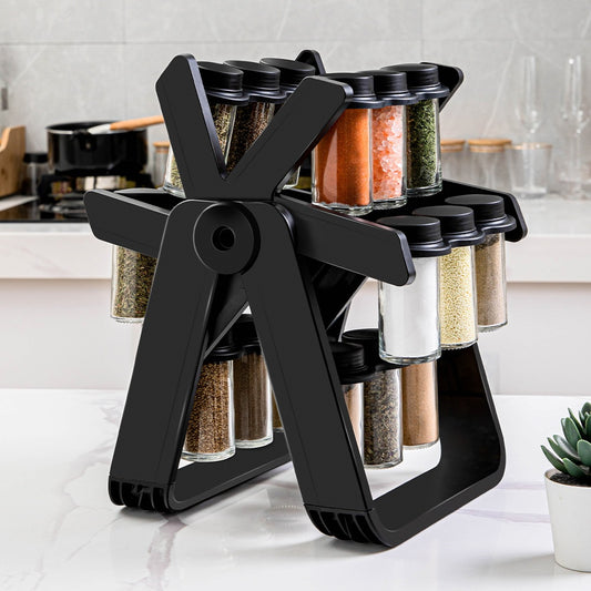 Bohmann BH-7863-18FL Spice Rack – 18 Jar Rotating