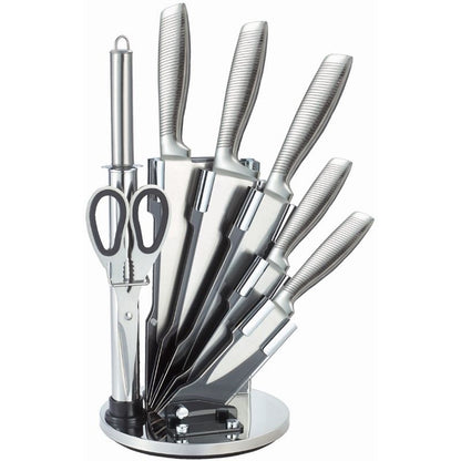 Set de 8 cuțite din oțel inoxidabil Bohmann BH-8008-08 cu suport acrilic