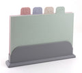 Bohmann BH-02-528 4-piece cutting board set with stand