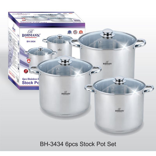Bohmann BH-3434 stock pot set packaging