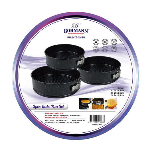Bohmann BH-6475-3MRB 3 darabos sütőforma készlet