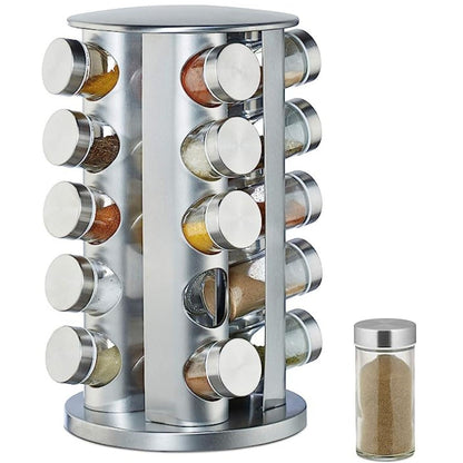 Bohmann BH-7862-20FL Fűszertartó Állvány Készlet – 20 Darabos