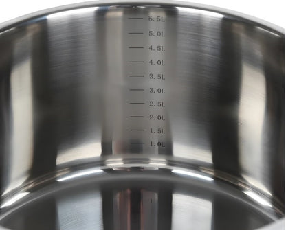Set de vase din oțel inoxidabil Bohmann BH-0717, 12 piese