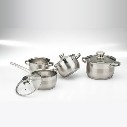 Bohmann 8 darabos rozsdamentes acél edénykészlet – BH-08-475