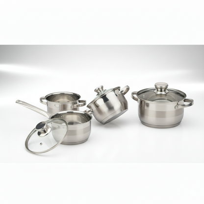 Bohmann 8 darabos rozsdamentes acél edénykészlet – BH-08-475
