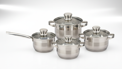 Bohmann 8 darabos rozsdamentes acél edénykészlet – BH-08-475