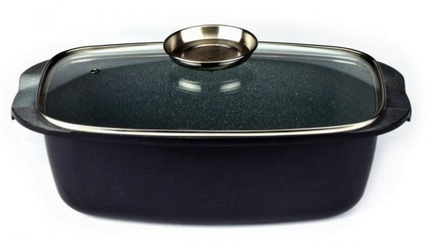 Bohmann BH-6233MRB tapadásmentes sütőedény üvegfedővel