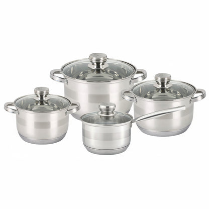 Bohmann 8 darabos rozsdamentes acél edénykészlet – BH-08-475
