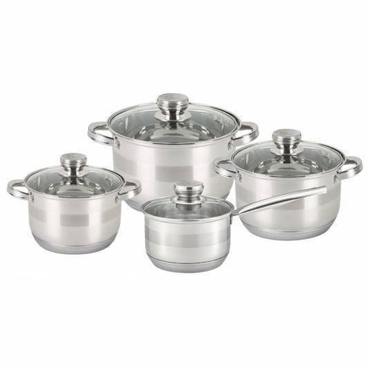 Bohmann 8 darabos rozsdamentes acél edénykészlet – BH-08-475