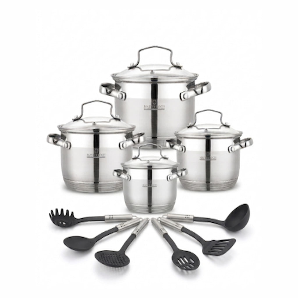 Master Koch MK-1906 6-Piece Stainless Steel Cookware Set