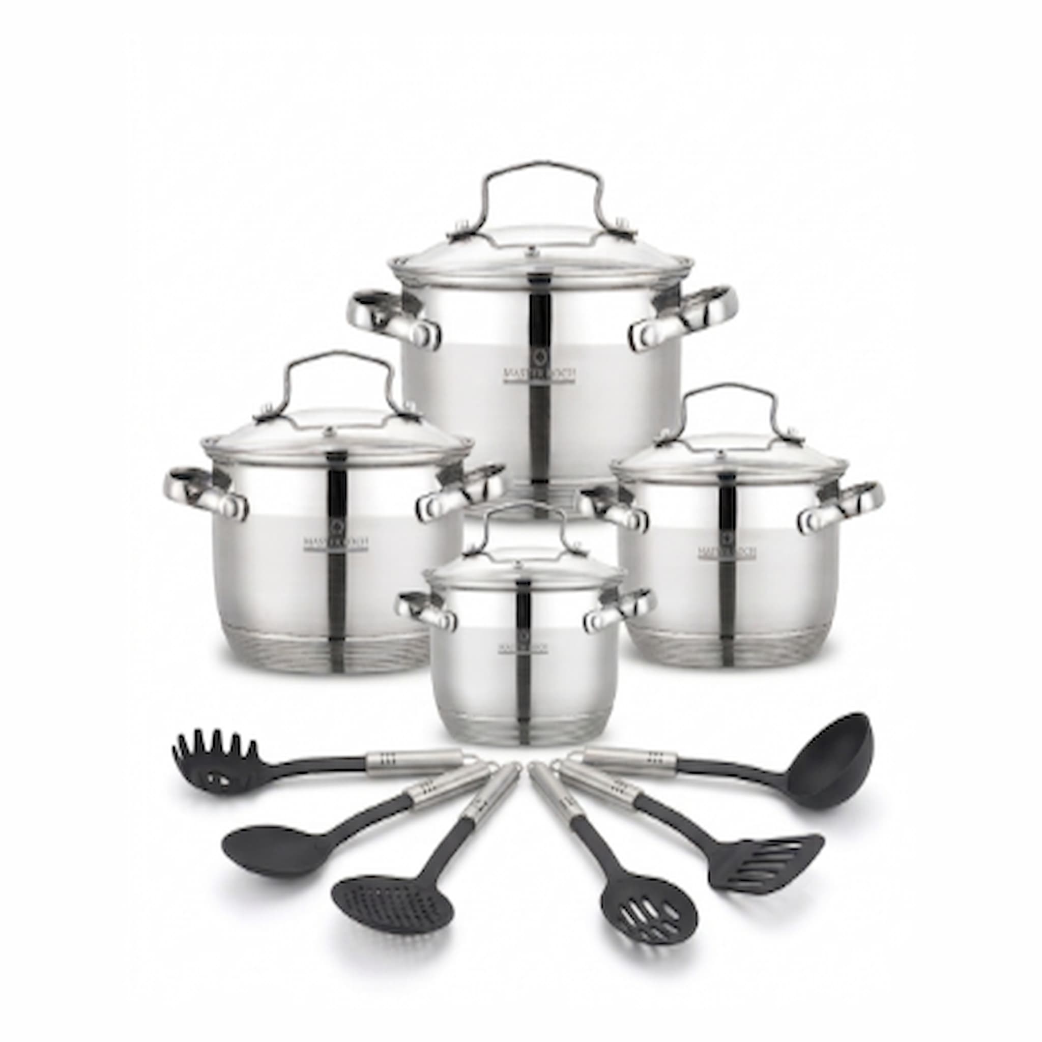 Master Koch MK-1906 6-Piece Stainless Steel Cookware Set